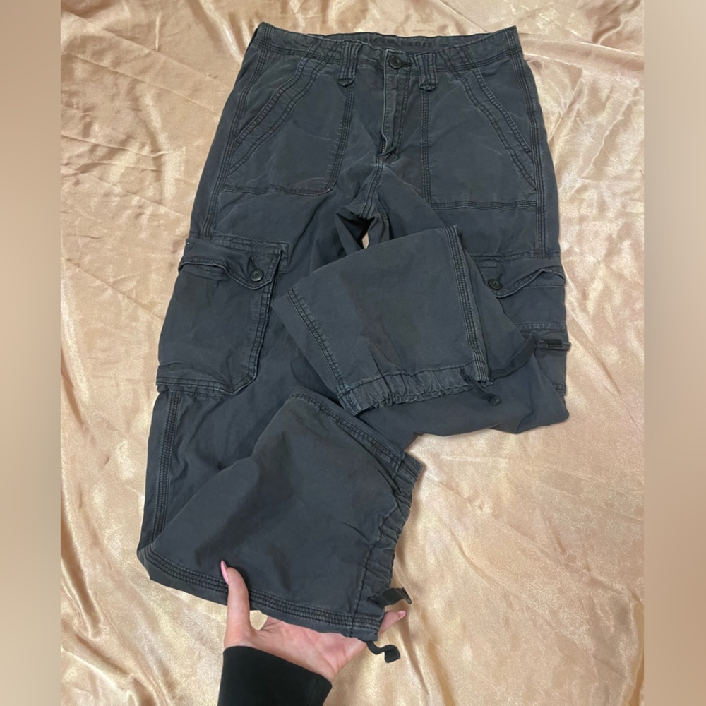 American Eagle Adjustable Ankle Cargo Joggers - image 1